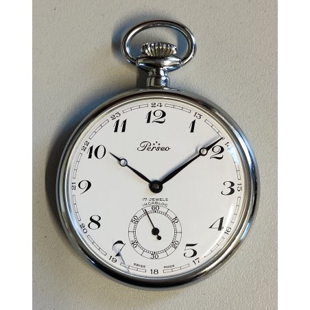ANTICO OROLOGIO TASCA Perseo FS Ferrovie EPOCA anni 60 OLD Railroad POCKET WATCH