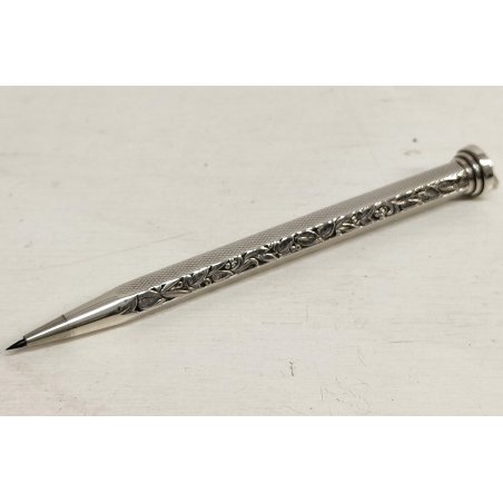 ANTICA MATITA Art Nuoveau ARGENTO 800 epoca 1900 OLD SILVER MECHANICAL PENCIL