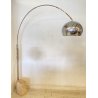 LAMPADA DA TERRA SALOTTO AD ARCO DESIGN ANNI 70 STILE ACHILLE CASTIGLIONI VINTAG