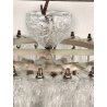 LAMPADARIO TRONCHI Toni Zuccheri VENINI 60 OLD ICE GLASS CHANDELIER Hanging Lamp