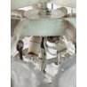 LAMPADARIO TRONCHI Toni Zuccheri VENINI 60 OLD ICE GLASS CHANDELIER Hanging Lamp