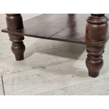 ANTICA ETAGERE scrittoio LEGGIO legno noce COLONNE TORNITE Luigi XVI epoca '800