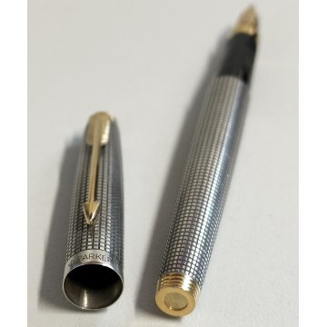 PENNA STILOGRAFICA Parker 75 Cesellata ARGENTO 925 STERLING SILVER FOUNTAIN PEN