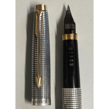 PENNA STILOGRAFICA Parker 75 Cesellata ARGENTO 925 STERLING SILVER FOUNTAIN PEN