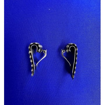 PARURE COLLANA ORECCHINI SHARRA PAGANO vintage STRASS NECKLACE collier earrings