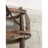 ANTICA SLITTA LEGNO FAGGIO STERZANTE freni neve EPOCA SLITTINO VOLANTE DISCESA