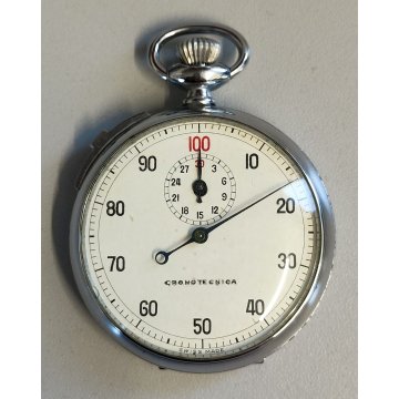 Cronotecnica CRONOMETRO TASCA VINTAGE anni 70 OLD POCKET WATCH CHRONOMETER sport