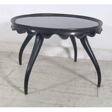 ANTICO TAVOLO TAVOLINO FUMO COFFE TABLE DESIGN PAOLO BUFFA SALOTTO BUFFA VINTAGE