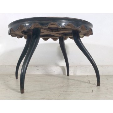 ANTICO TAVOLO TAVOLINO FUMO COFFE TABLE DESIGN PAOLO BUFFA SALOTTO BUFFA VINTAGE