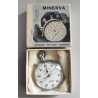 Minerva ANTICO CRONOMETRO OROLOGIO TASCA cronografo OLD STOP WATCH epoca ANNI 60