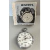 Minerva ANTICO CRONOMETRO OROLOGIO TASCA cronografo OLD STOP WATCH epoca ANNI 60