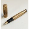 ANTICA PENNA STILOGRAFICA RETRATTILE Everest ORO 18 kr SAFETY OLD FOUNTAIN PEN