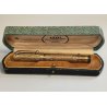 ANTICA PENNA STILOGRAFICA RETRATTILE Everest ORO 18 kr SAFETY OLD FOUNTAIN PEN