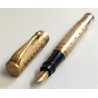 ANTICA PENNA STILOGRAFICA RETRATTILE Everest ORO 18 kr SAFETY OLD FOUNTAIN PEN