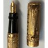 ANTICA PENNA STILOGRAFICA RETRATTILE Everest ORO 18 kr SAFETY OLD FOUNTAIN PEN