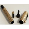 ANTICA PENNA STILOGRAFICA RETRATTILE Everest ORO 18 kr SAFETY OLD FOUNTAIN PEN