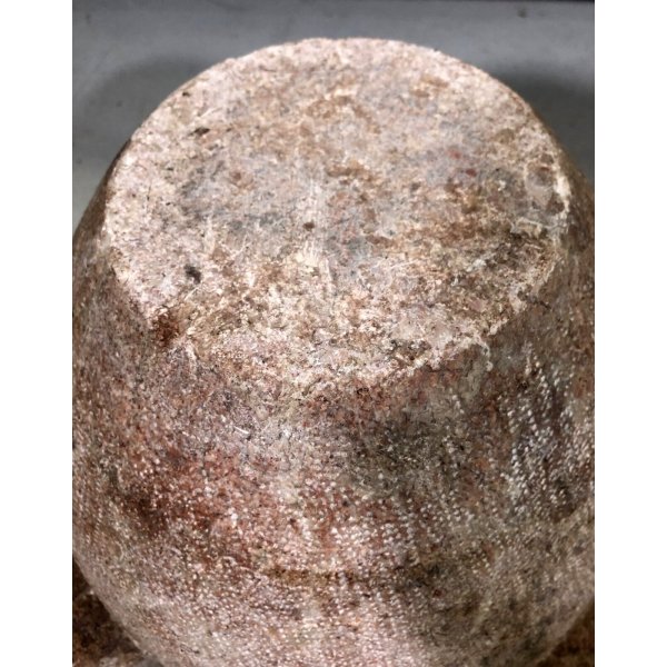 ANTICO GRANDE MORTAIO DA FARMACIA MARMO ROSSO VERONA STONE BOWL ø 38 cm  XIXsec