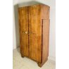ARMADIO ART DECO ANNI 30/40 LEGNO NOCE RADICA BIGLIA MOBILI CANTU DISPENSA EPOCA