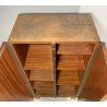 ARMADIO ART DECO ANNI 30/40 LEGNO NOCE RADICA BIGLIA MOBILI CANTU DISPENSA EPOCA