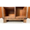 ARMADIO ART DECO ANNI 30/40 LEGNO NOCE RADICA BIGLIA MOBILI CANTU DISPENSA EPOCA
