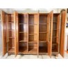 ARMADIO VETRINA ART DECO ANNI 30 LEGNO NOCE RADICA BIGLIA MOBILI CANTU DISPENSA