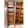 ARMADIO VETRINA ART DECO ANNI 30 LEGNO NOCE RADICA BIGLIA MOBILI CANTU DISPENSA