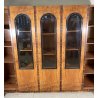ARMADIO VETRINA ART DECO ANNI 30 LEGNO NOCE RADICA BIGLIA MOBILI CANTU DISPENSA