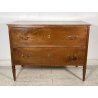 ANTICO COMO DIRETTORIO 2 CASSETTI LEGNO NOCE 1800 CASSETTONE EPOCA GUARDAROBA