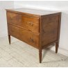 ANTICO COMO DIRETTORIO 2 CASSETTI LEGNO NOCE 1800 CASSETTONE EPOCA GUARDAROBA
