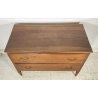ANTICO COMO DIRETTORIO 2 CASSETTI LEGNO NOCE 1800 CASSETTONE EPOCA GUARDAROBA
