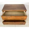 ANTICO COMO DIRETTORIO 2 CASSETTI LEGNO NOCE 1800 CASSETTONE EPOCA GUARDAROBA