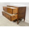 ANTICO COMO DIRETTORIO 2 CASSETTI LEGNO NOCE 1800 CASSETTONE EPOCA GUARDAROBA