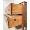 ANTICO COMO DIRETTORIO 2 CASSETTI LEGNO NOCE 1800 CASSETTONE EPOCA GUARDAROBA