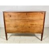 ANTICO COMO DIRETTORIO 2 CASSETTI LEGNO NOCE 1800 CASSETTONE EPOCA GUARDAROBA