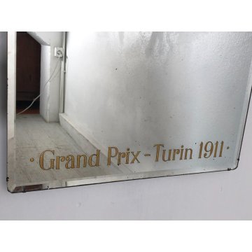SPECCHIERA SPECCHIO PUBBLICITARIO BORSALINO GRAND PRIX TURIN 1911 ALESSANDRIA
