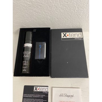 nuovo accendino antivento S T DUPONT Paris X tend ricarica scatola lighter 2007