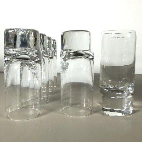 SET 6 BICCHIERI VINTAGE LIQUORE DESIGN Zanuso mod. PITAGORA Arnolfo di Cambio