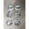 SET 6 BICCHIERI VINTAGE LIQUORE DESIGN Zanuso mod. PITAGORA Arnolfo di Cambio