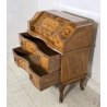 ANTICO MOBILE RIBALTA SCRITTOIO INTARSIATO LEGNO PRIMI 1900 SECRETAIRE LASTRONAT
