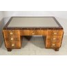 SCRIVANIA MOBILI CANTU SCRITTOIO ART DECO ANNI 30/40 LEGNO NOCE RADICA BIGLIA