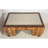 SCRIVANIA MOBILI CANTU SCRITTOIO ART DECO ANNI 30/40 LEGNO NOCE RADICA BIGLIA