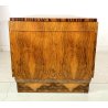 SCRIVANIA MOBILI CANTU SCRITTOIO ART DECO ANNI 30/40 LEGNO NOCE RADICA BIGLIA