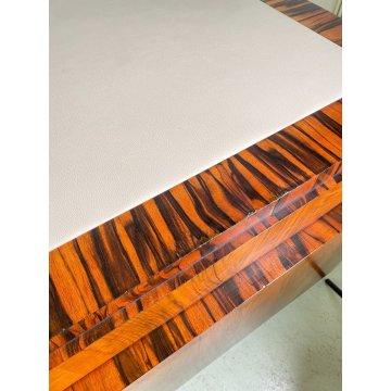 SCRIVANIA MOBILI CANTU SCRITTOIO ART DECO ANNI 30/40 LEGNO NOCE RADICA BIGLIA