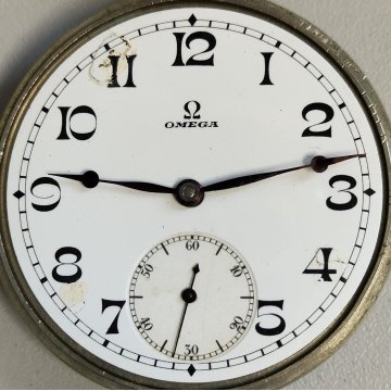 ANTICO OROLOGIO TASCA Omega EPOCA 900 cal 40.6L T2.15P TASCHINO Old Pocket Watch