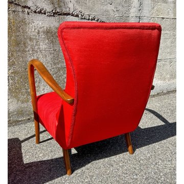 SALOTTO DIVANO POLTRONA DESIGN VINTAGE ANNI 60 STOFFA LEGNO SOFA ARMCHAIR EPOCA