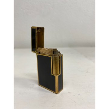 ACCENDINO TASCA St Dupont LACCA CINESE Paris France VINTAGE GOLD LIGHTER  BRIQUET