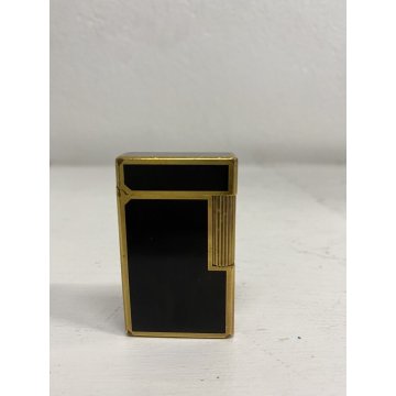 ACCENDINO TASCA St Dupont LACCA CINESE Paris France VINTAGE GOLD LIGHTER BRIQUET