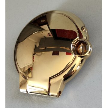 Must de Cartier Ballon Blu OROLOGIO TAVOLO quartz SVEGLIA VIAGGIO DORATO vintage