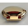Must de Cartier Ballon Blu OROLOGIO TAVOLO quartz SVEGLIA VIAGGIO DORATO vintage