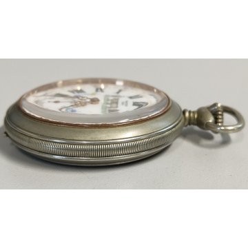 ANTICO OROLOGIO TASCA Gander Aero ANNI 60 Landeron 2124 Swiss OLD POCKET WATCH